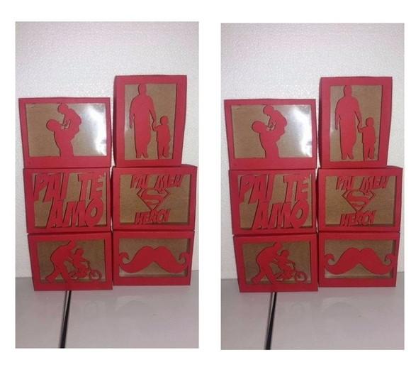 Arquivo Silhouette Kit Caixas 12 Doces Dias Dos Pais
