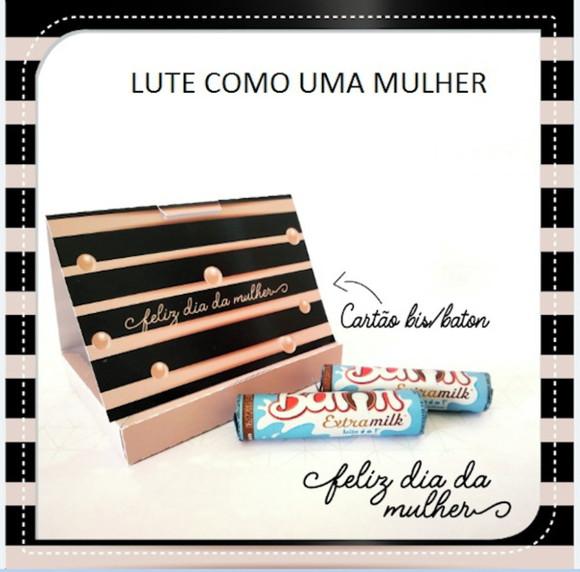 Arquivo Silhouette CARTÃO BIS BATON LUTE