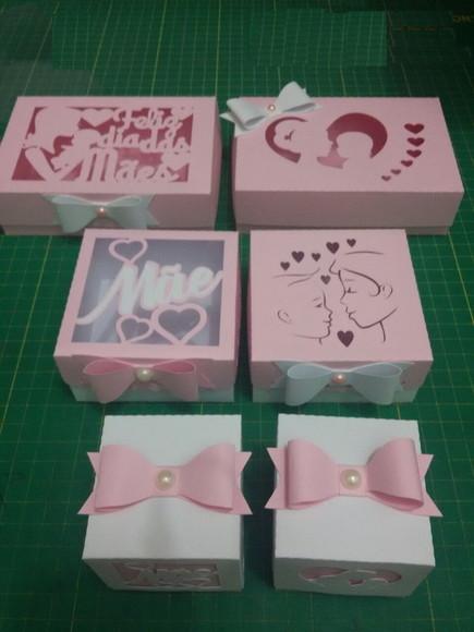 Arquivo Silhouette Kit Caixa Dia Das Mães