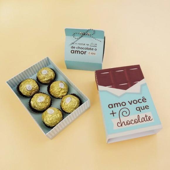Arquivo Silhouette Caixina Chocolate Fácil dia dos Na