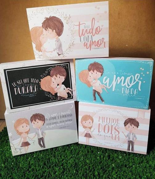 Arquivo Silhouette Caixa Tudo Com Amor Dia dos Namora