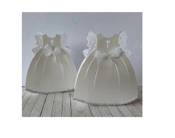 Arquivo Silhouette Vestido Batizado