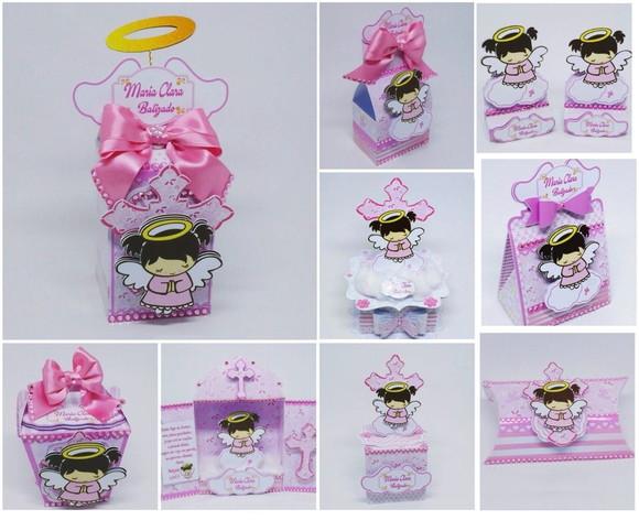 Arquivo Silhouette Kit Festinha Batizado Menina