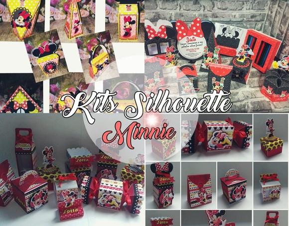 Arquivo de Corte Silhouette 04 Kits da Minnie