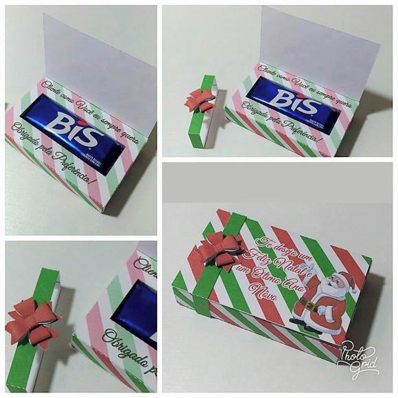 Arquivo Silhouette Caixa Bis Natal