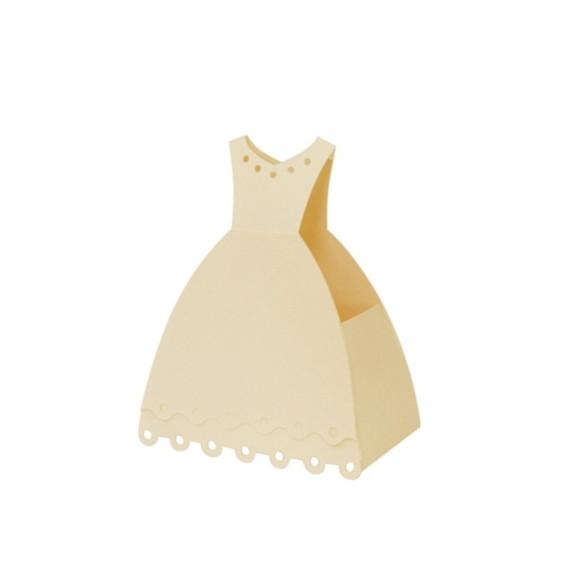 Forminha Vestido 3d Arquivo de Corte Silhouette