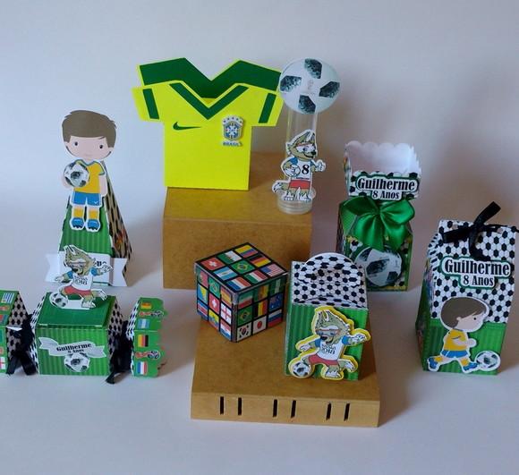 Arquivo Silhouette Kit Futebol Copa do Mundo