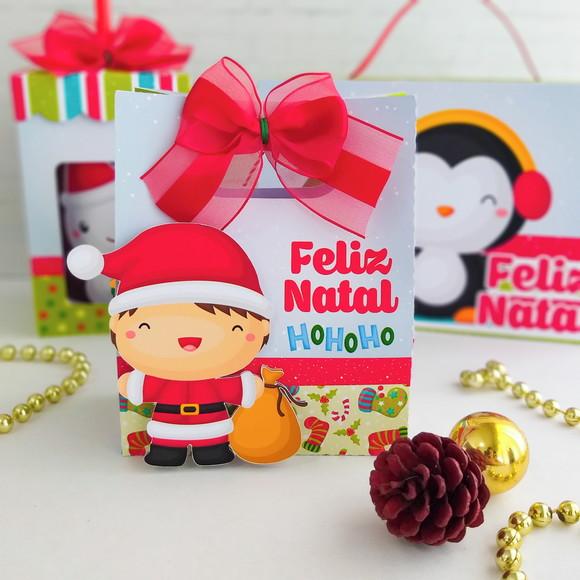 Arquivo de Corte Silhouette Sacolinha Natal