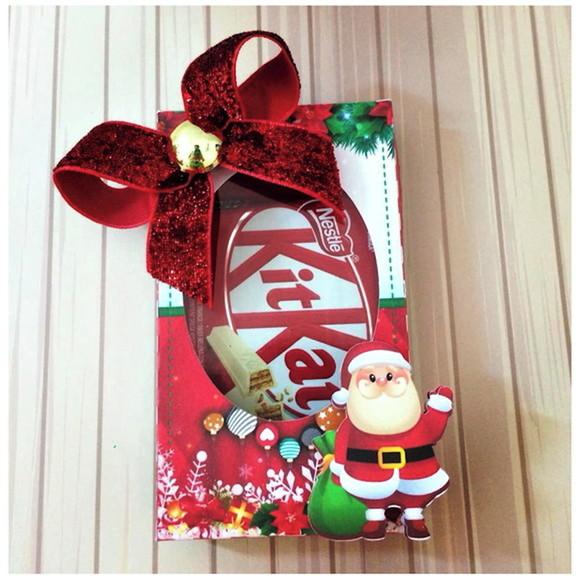 Arquivo de corte Silhouette Caixa Kit Kat Natal