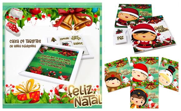 Arquivo de Corte Caixa 09 doces Natal