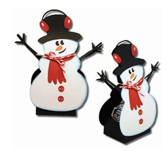 Arquivo de corte Porta Bombom Boneco Neve Natal