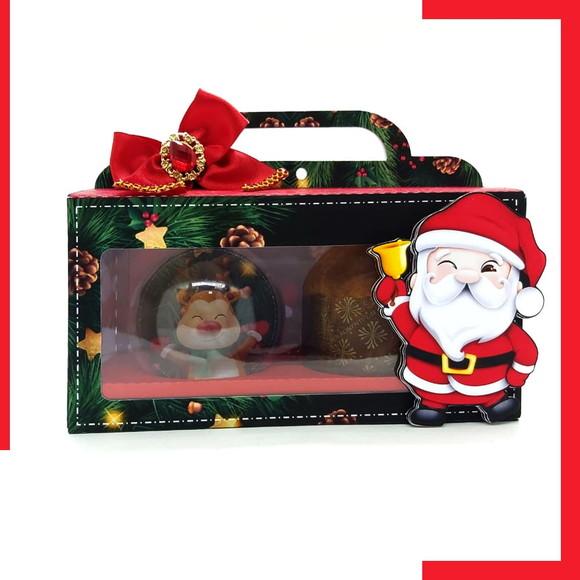 Arquivo Silhouette Caixa Mini Panetone e Bolinha de natal