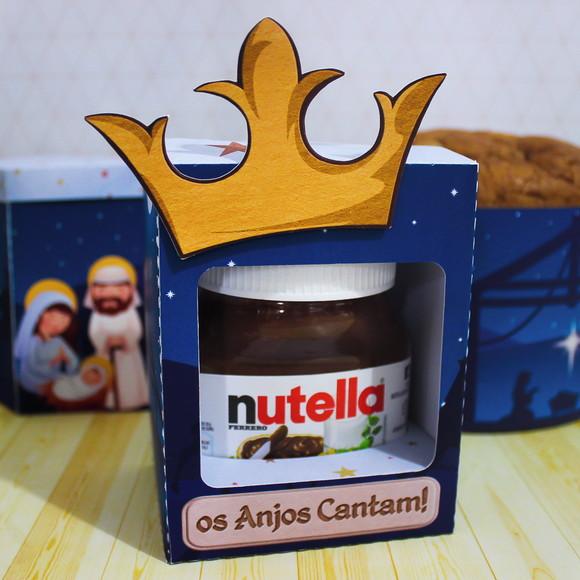 Arquivo Silhouette Caixa para Nutela 140g Natal