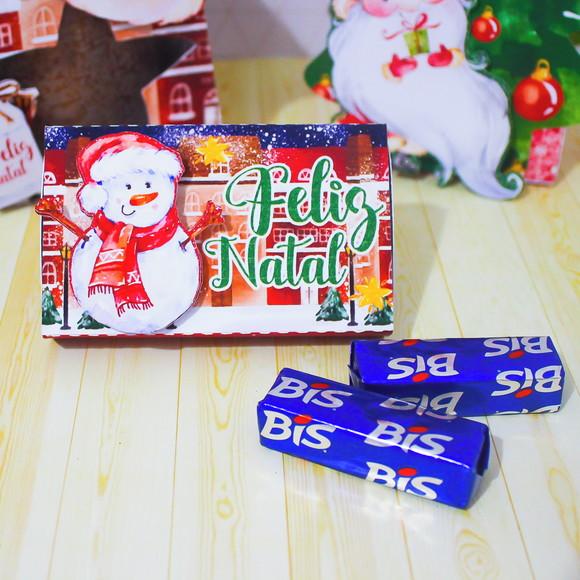 Arquivo Silhouette Caixa para 05 Bis Natal