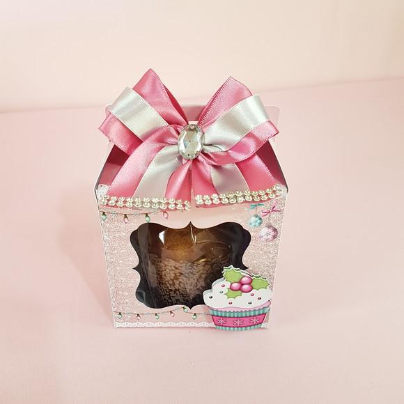 Arquivo Silhouette Caixinha Mini Panetone Natal
