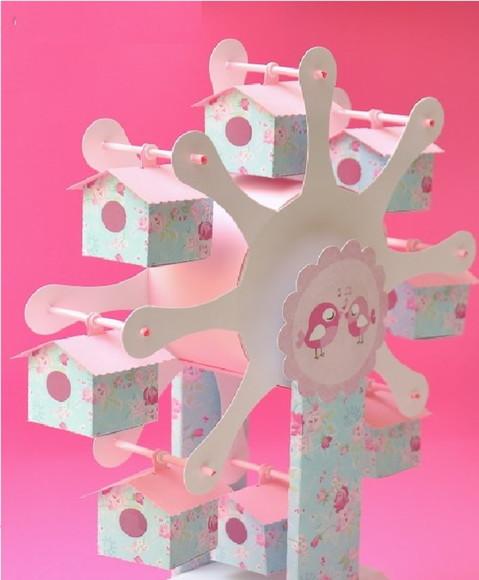 Arquivo Silhouette Roda Gigante Casinha de Passarinh