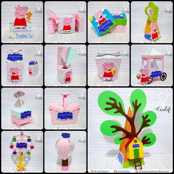 Arquivo Silhouette Kit Com Arte PepPig