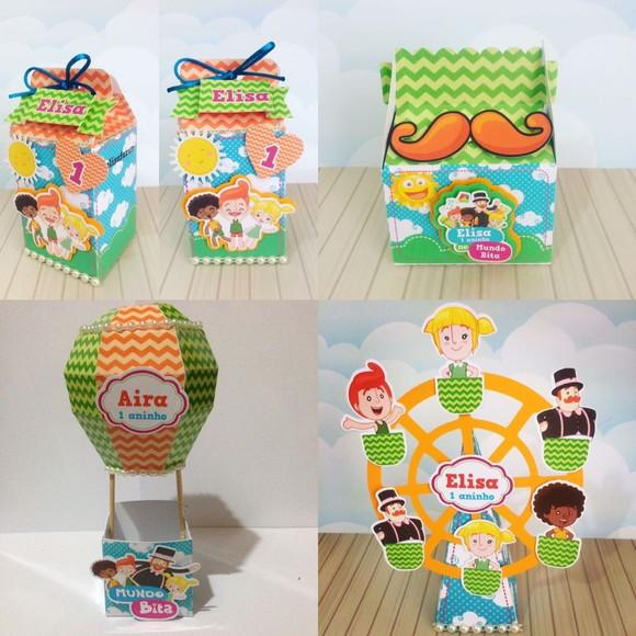 Kit Festinha Infantil Mundo Bita Arquivo Silhouette