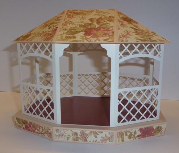 Arquivo Silhouette Coreto Gazebo 3d