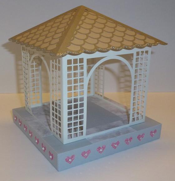 Arquivo de Corte Silhouette Coreto Gazebo 3d