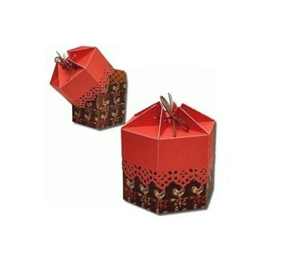 Arquivo Silhouette Caixinha Mini Panetone