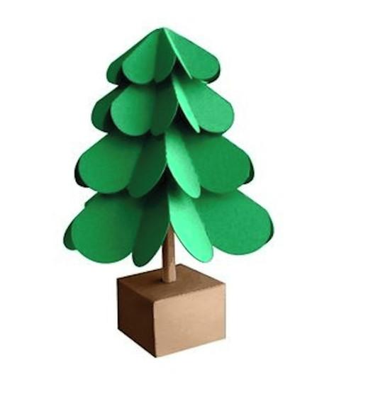 Caixinha Árvore decoração Natal Arquivo de corte Silhouette