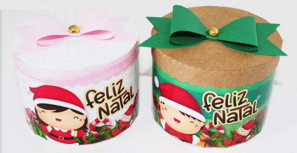 Arquivo Silhouette Caixa para Biscoitos Natal