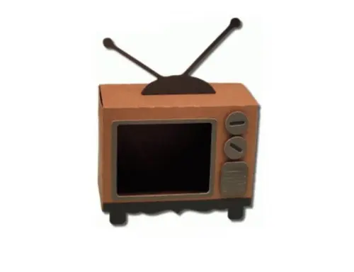 Arquivo de Corte Caixa Tv Caixinha Televisão Retrô