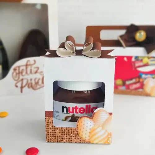 Arquivo de Corte Caixa para Nutela 140g Páscoa