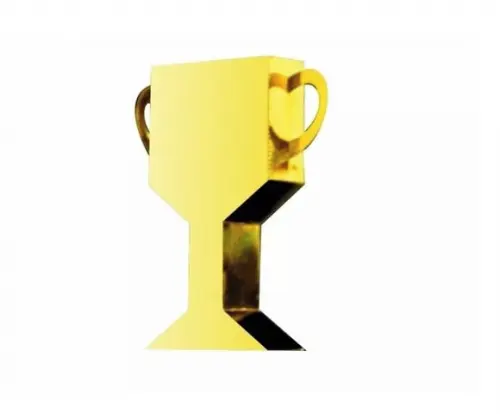 Caixa Troféu Taça Campeão Futebol Arquivo Silhouette