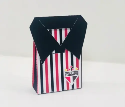 Arquivo de Corte Caixinha Camiseta Futebol São Paulo