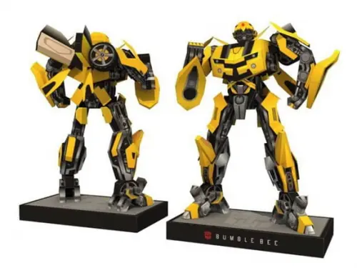 Robô Transformers Bumblebee 3d Arquivo pdf Papercraft
