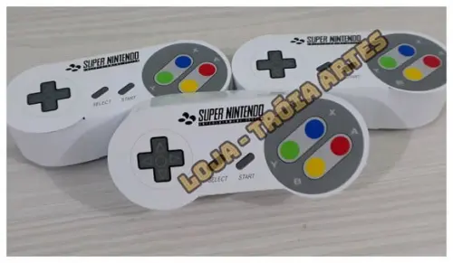 Arquivo Silhouette Caixa Controle Video Game Super Nintendo