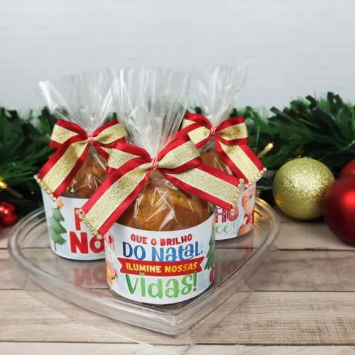 Arquivo de Corte Saias Mini Panetone 80g Natal