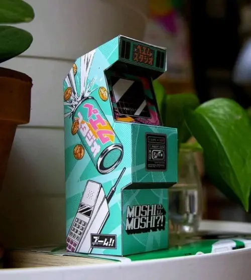 Caixinha Vídeo Game 3d - Fliperama Arcade Arquivo Silhouette