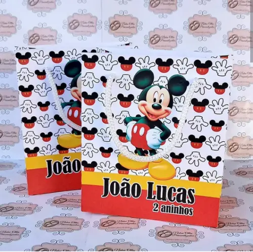 Arquivo Silhouette Sacolinha Mickey
