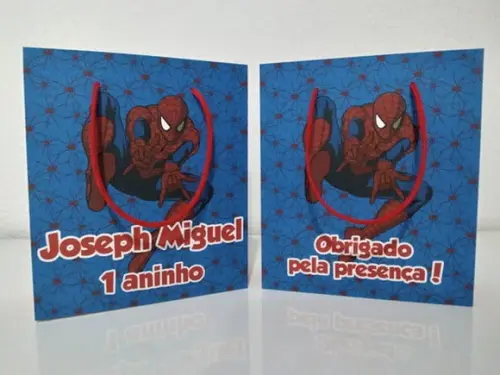 Arquivo Silhouette Sacolinha Homem Aranha