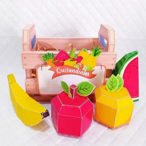 Arquivo de Corte Caixote de Frutas Feirinha Mercadinho