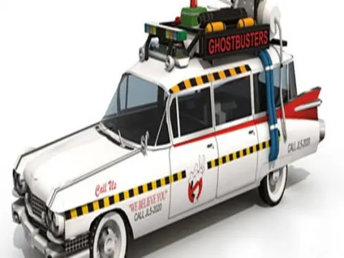 Arquivo pdf Papercraft Carro Caça Fantasmas 3d