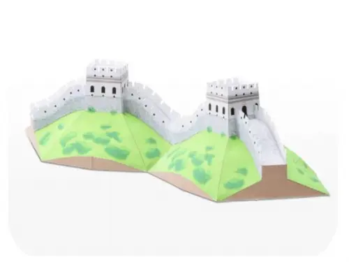 Arquivo pdf Papercraf a Grande Muralha da China 3