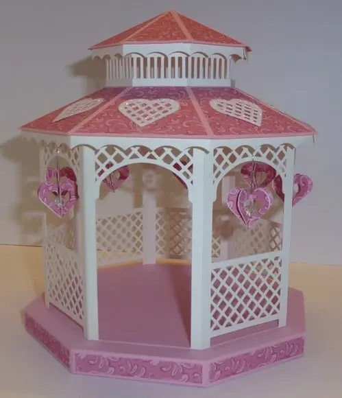 Arquivo de Corte Silhouette Coreto Gazebo 3d