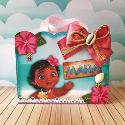 Arquivo Silhouette Sacolinha Moana Baby