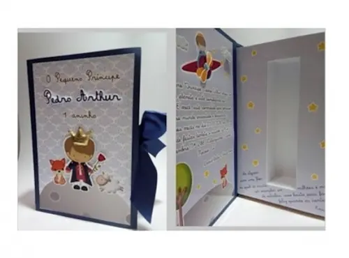Arquivo Digital Convite Livro Pequeno Príncipe