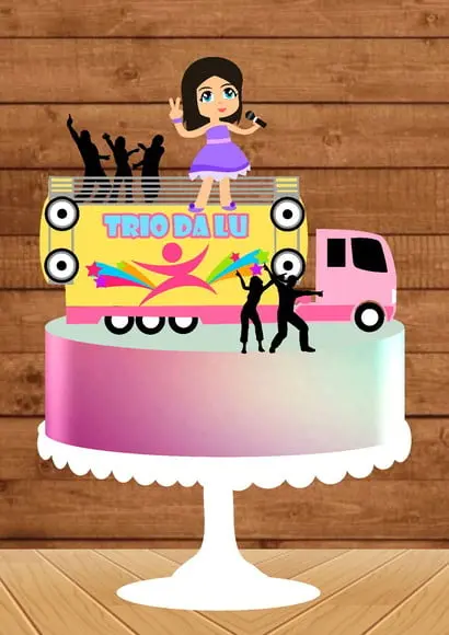 Arquivo Topo de Bolo Camadas Carnaval Bahia Trio Eletrico