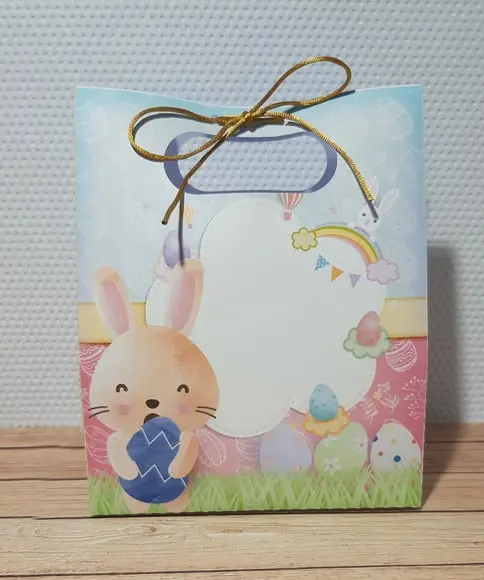 Arquivo de Corte Sacolinha para Presentes Páscoa Infantil