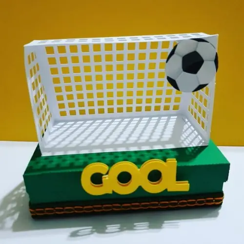 Arquivo Silhouette Caixa Trave Futebol Gool