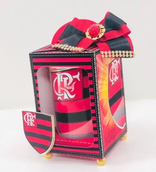 Arquivo De Corte Caixa Cofrinho Flamengo Futebol