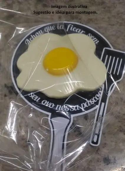 Arquivo de Corte Frigideira Ovo frito Pascoa