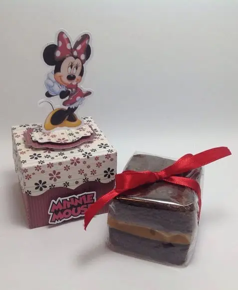 Arquivo Silhouette Caixa Brownie Minnie
