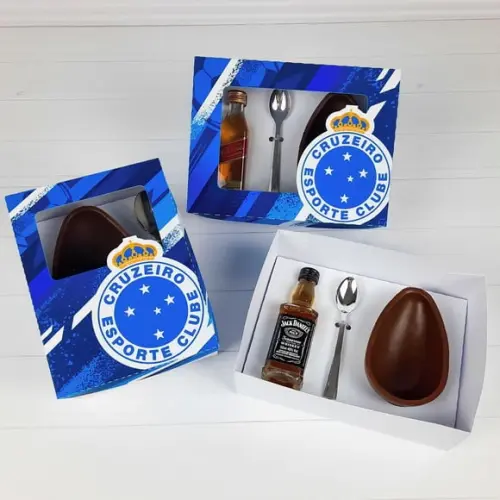 Arquivo de Corte Caixa Ovo de Colher Cruzeiro Páscoa